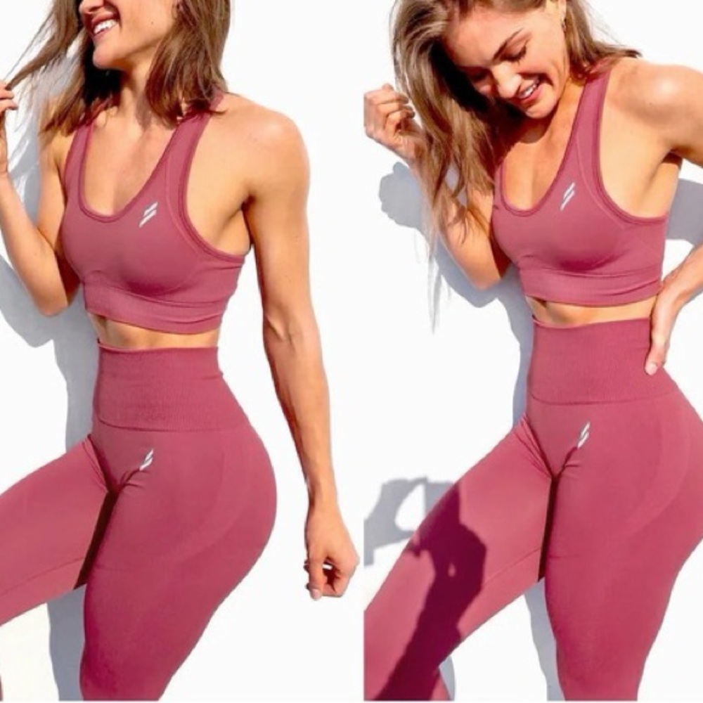 Do You Even Hyperflex Seamless Pink Leggings - image 5